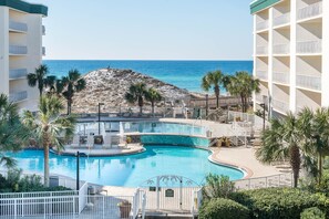 Outdoor pool -  Condo-Dunes of Seagrove- 204C-7500 Square Foot Pool (Santa Rosa Beach)