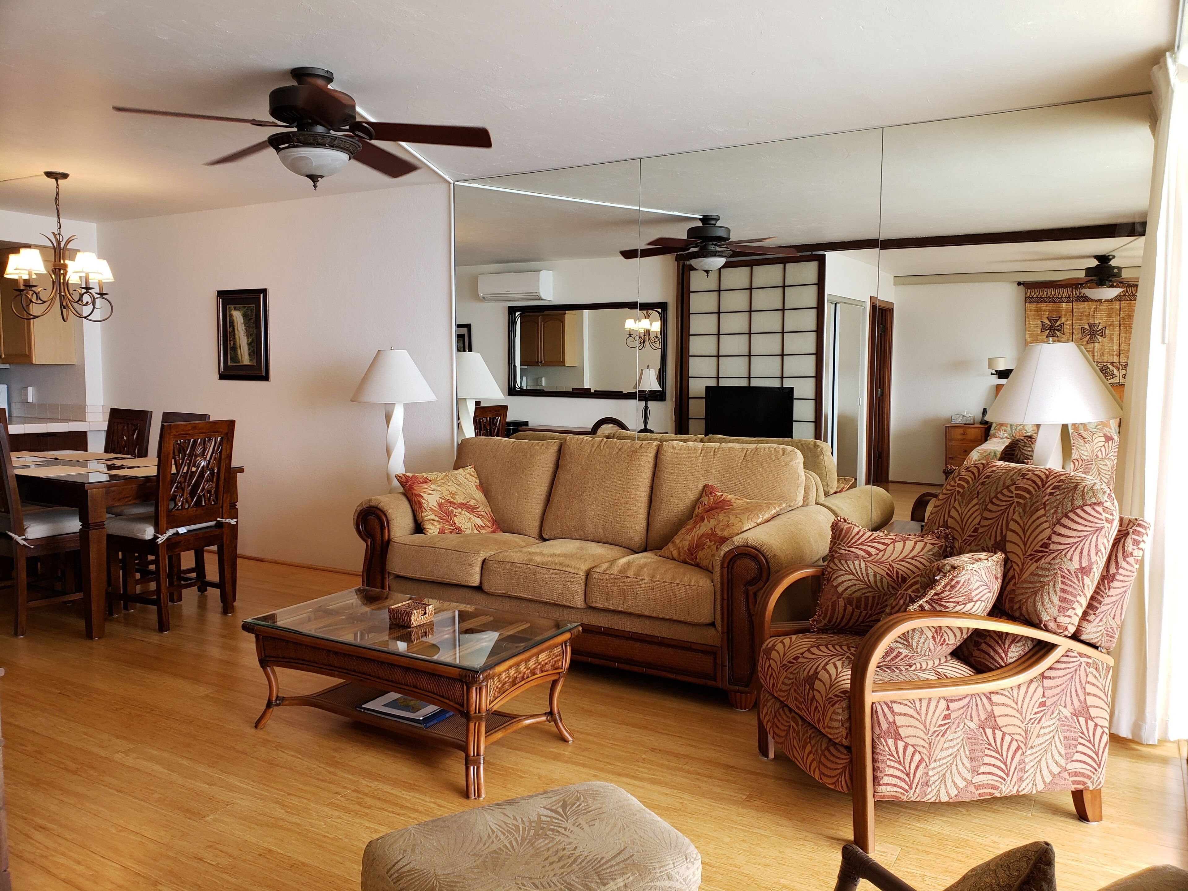 TV, DVD player, books