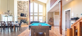 Piscina cubierta privada, bañera de hidromasaje, golf gratuito y minigolf, tenis, pozo de fuego