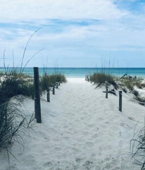 On the beach