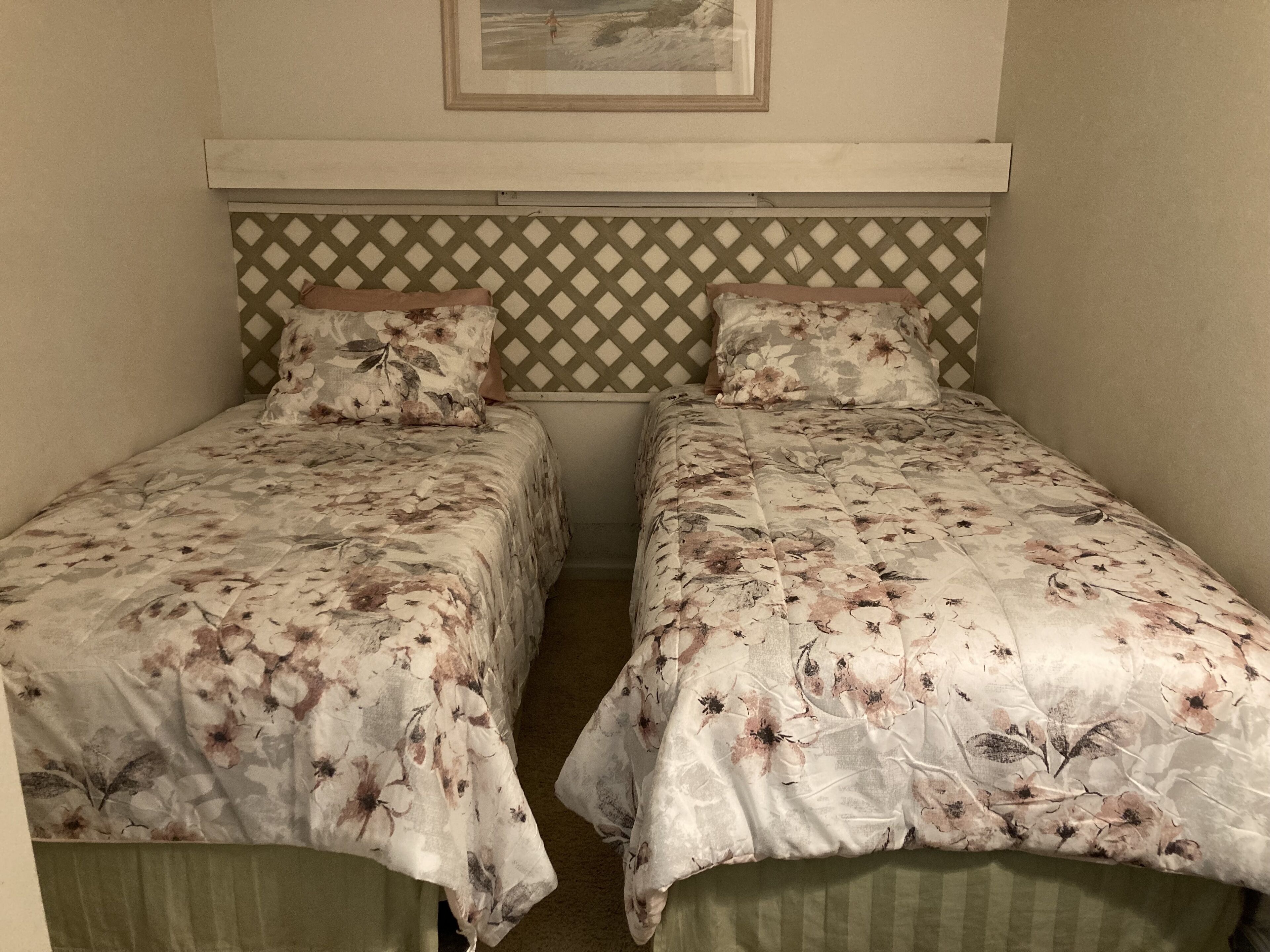 2 bedrooms, in-room safe, iron/ironing board, WiFi