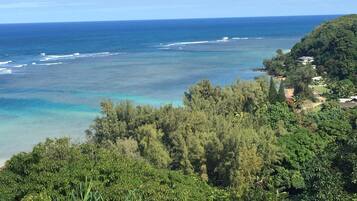 Ligstoelen aan het strand, strandlakens
