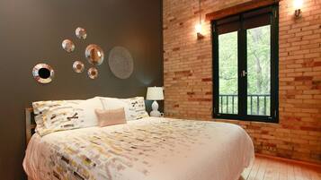 1 Schlafzimmer, BĂŒgeleisen/BĂŒgelbrett, Internetzugang, BettwĂ€sche