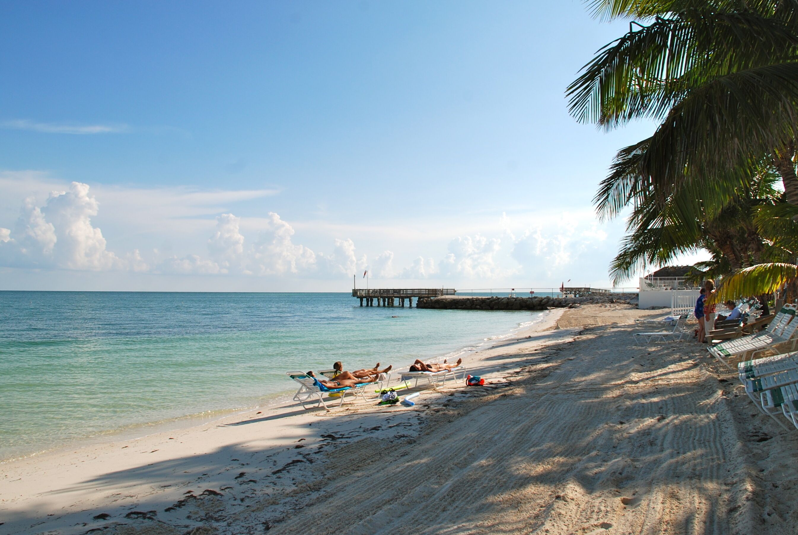 Sun loungers, beach towels