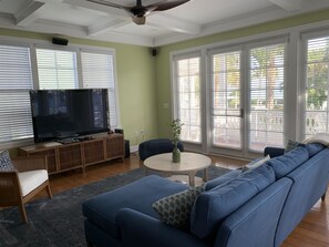 TV, video games, DVD player