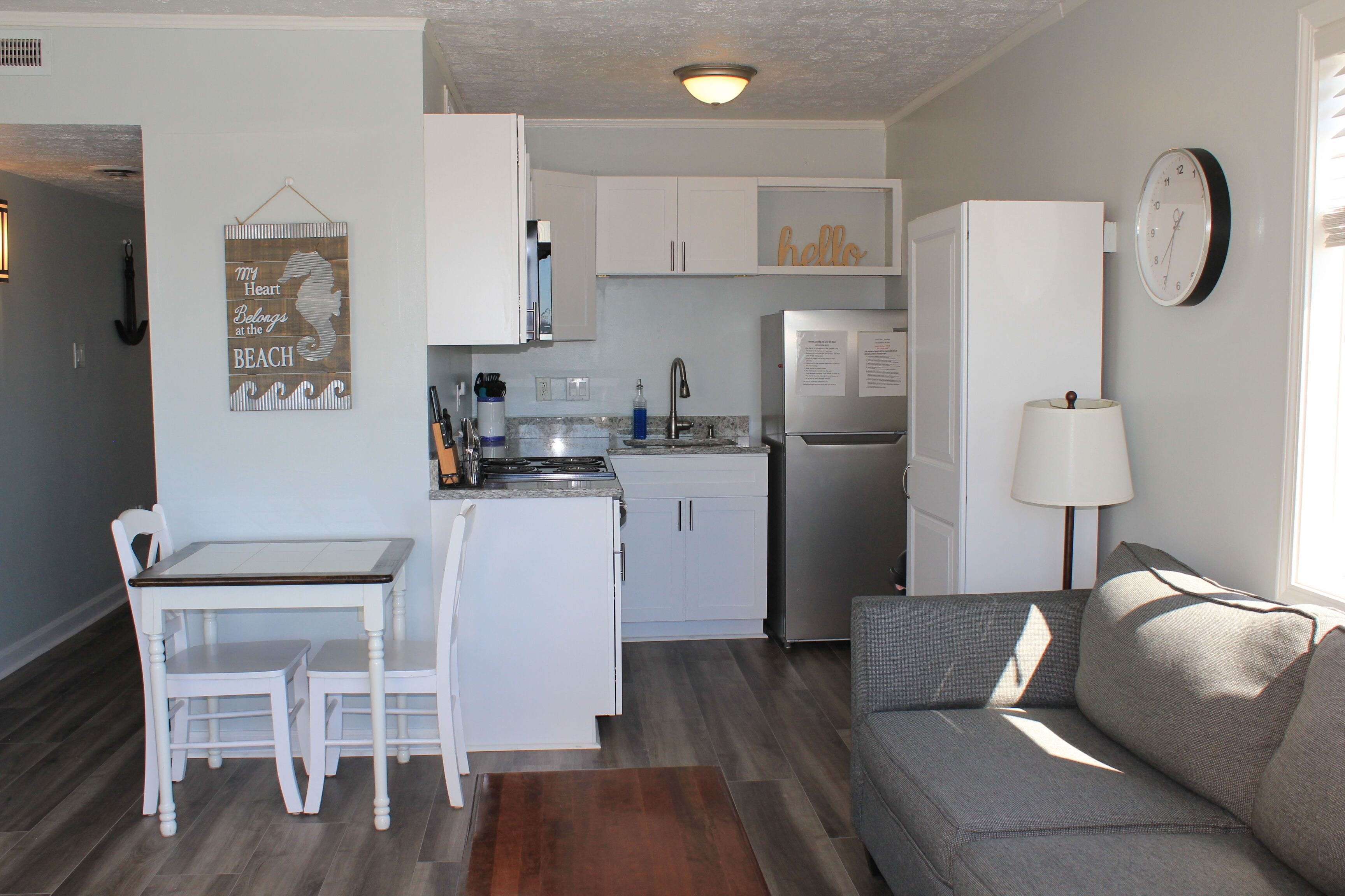 Newly Renovated | 1BR/1BA | Pool | Sleeps 4 | Ocean View | Close to Boardwalk