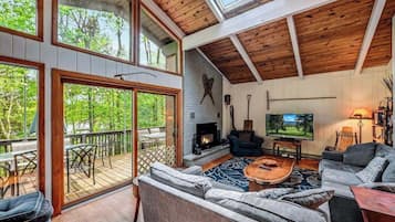 Smart-tv, pejs, dvd-afspiller, bordtennisbord