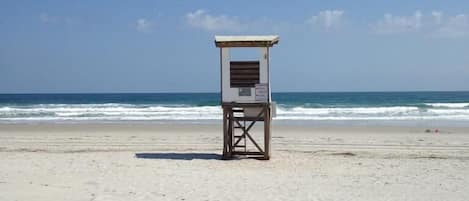 Vlak bij het strand