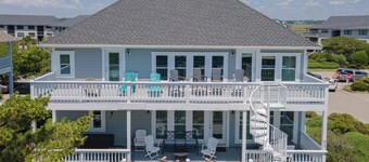 Äskettäin uusittu! Kaunis Oceanview-koti, Wrightsville Beachin pohjoispäässä