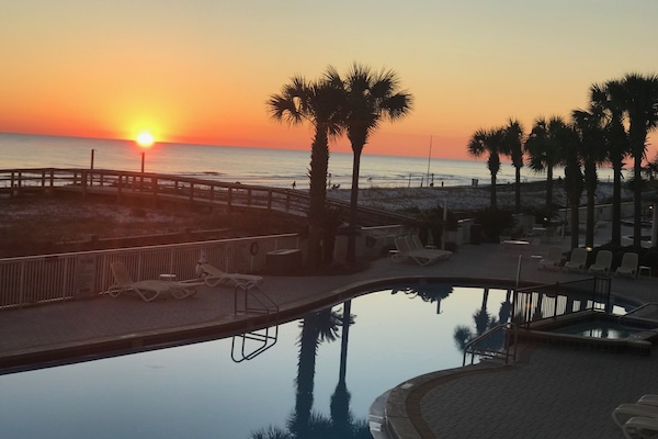 Watch the beautiful sunsets from the balcony.
