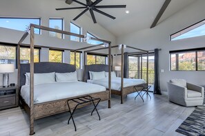 5 bedrooms, iron/ironing board, travel crib, free WiFi