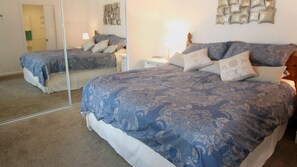 2 bedrooms, iron/ironing board, free WiFi, bed sheets