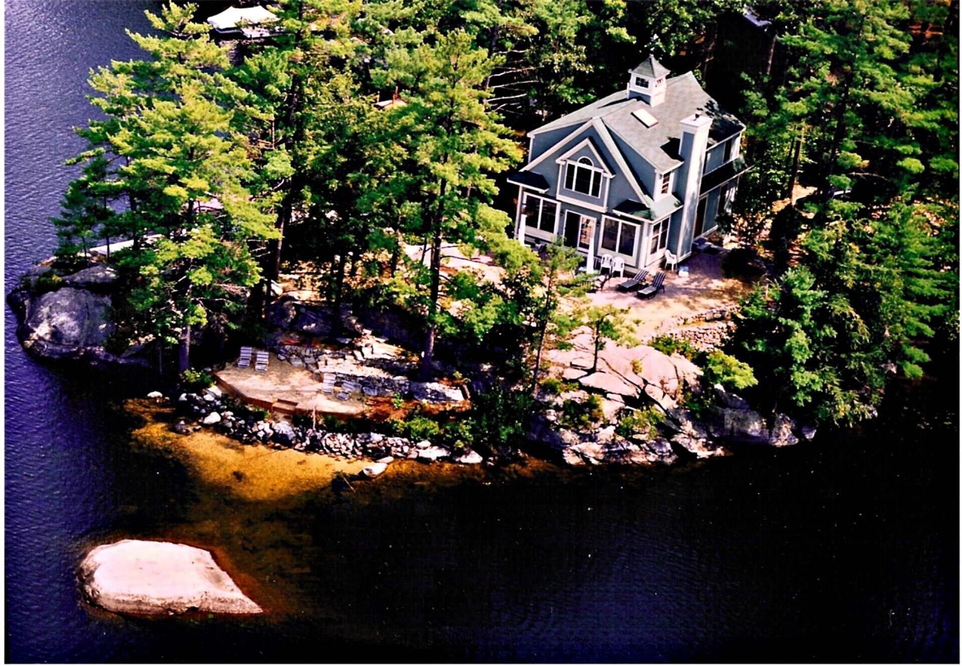 Lake Winnipesaukee Waterfront On Private Point ~ Beach, Dock