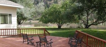 Casa de vacaciones en el río Missouri, 3 recámaras, 2 baños para 10 personas,