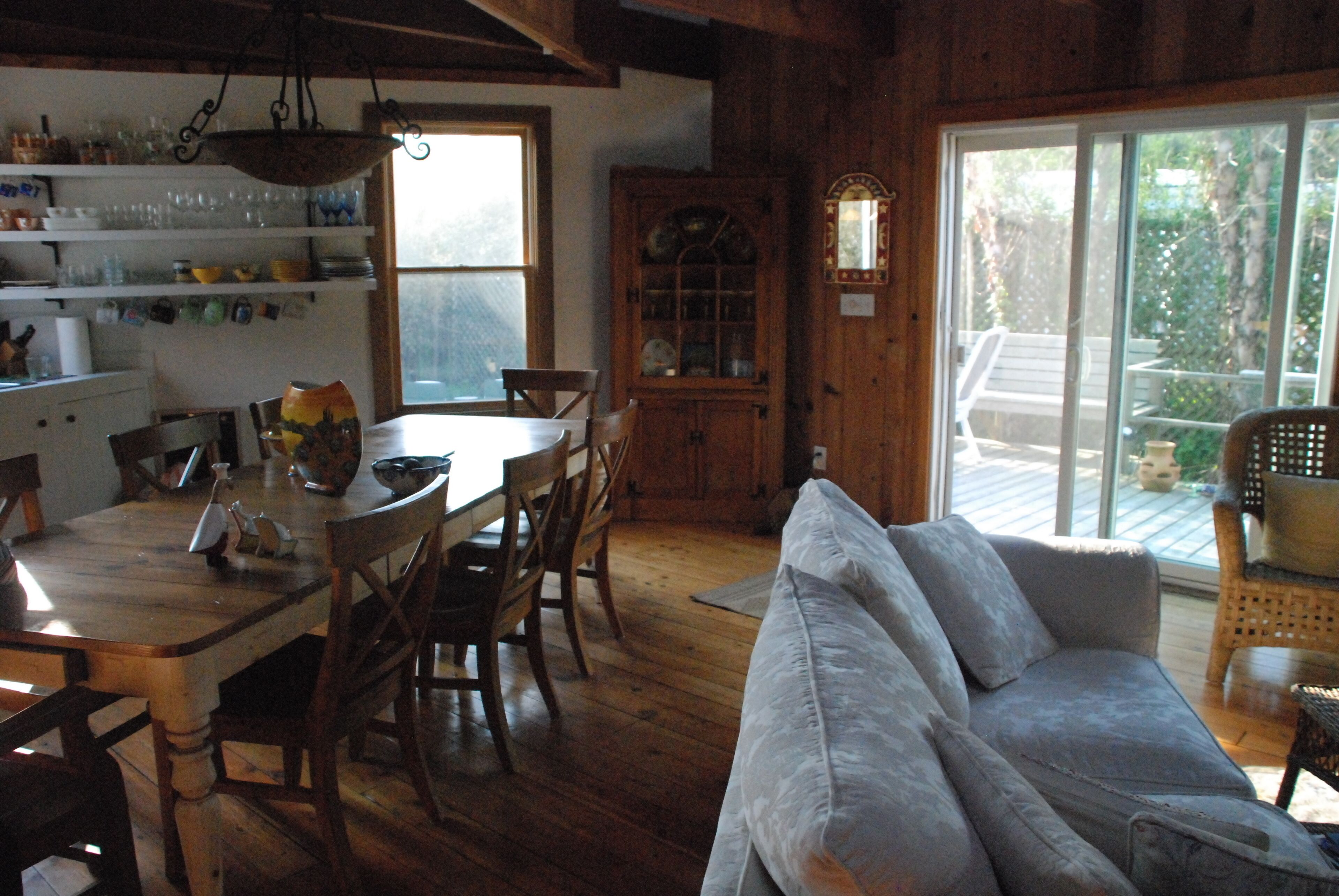 view from the stairs