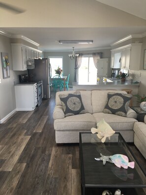 Smart TV, DVD player, books