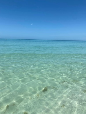 En la playa 