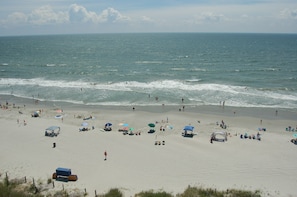 On the beach