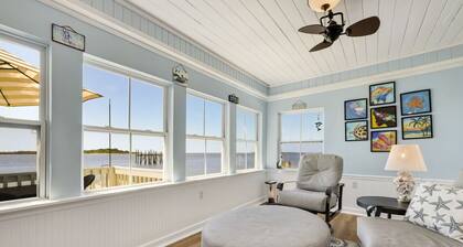 Pelican Place is a Waterfront Home on Historic First St on the Gulf of Mexico