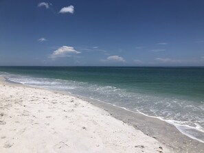Sun loungers, beach towels