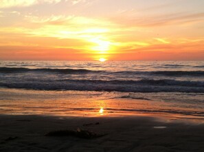 Sun loungers, beach towels