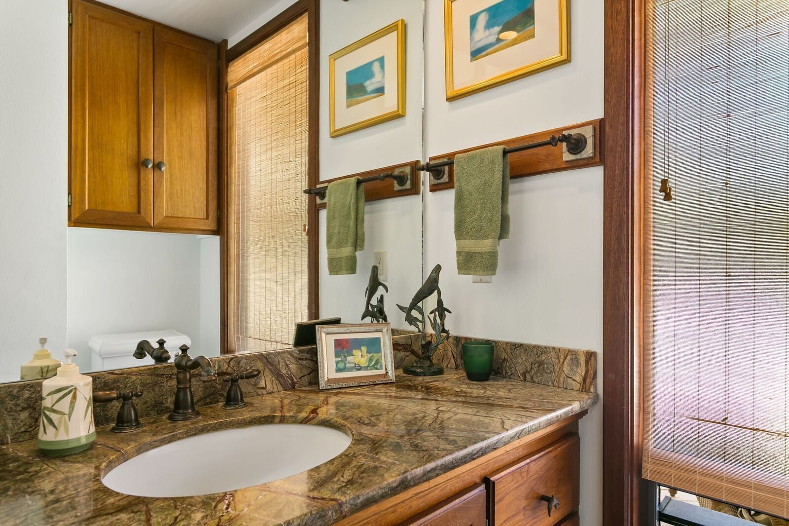 Bathtub, hair dryer, towels, soap