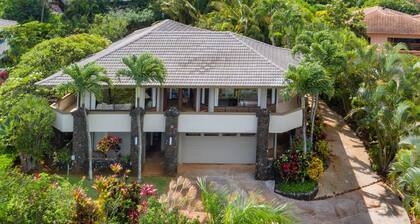 Plumeria House, Poipu Beach, Koloa Home with a View
