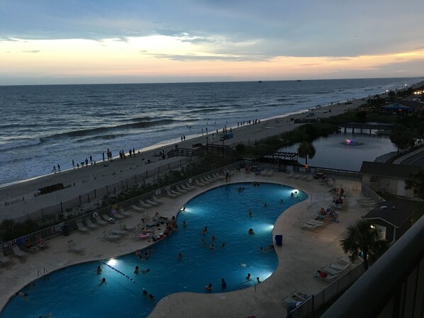 Indoor pool, a heated pool