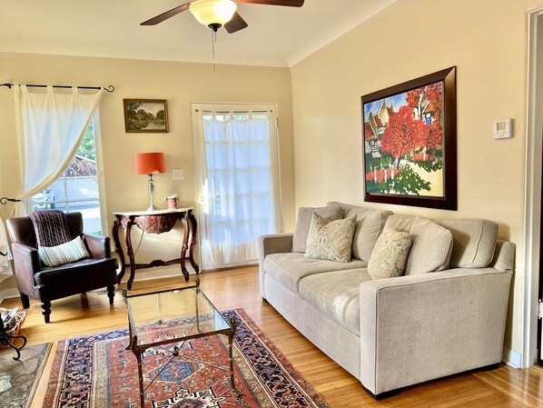 Smart-TV, DVD-Player, Bücher, Videothek