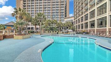 Indoor pool, outdoor pool