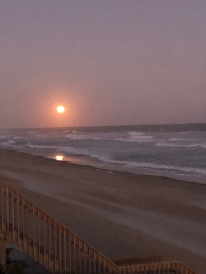 On the beach - Beachfront 3 bedroom 2 bath with oceanfront screen porch, Pet friendly with fee (Surf City)