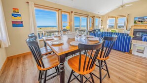 Dining - Oceanfront Home in Avon with Private Saltwater Pool, Hot Tub, and Tiki Bar (Avon)