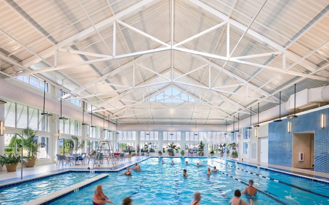 Indoor pool, outdoor pool