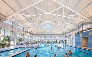 Indoor pool, outdoor pool