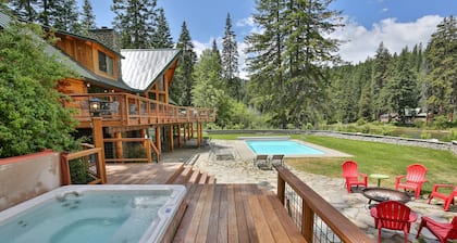 Heaven Can Wait Lodge ~ Superbe Lodge sur 12 acres de bord de riviĂšre