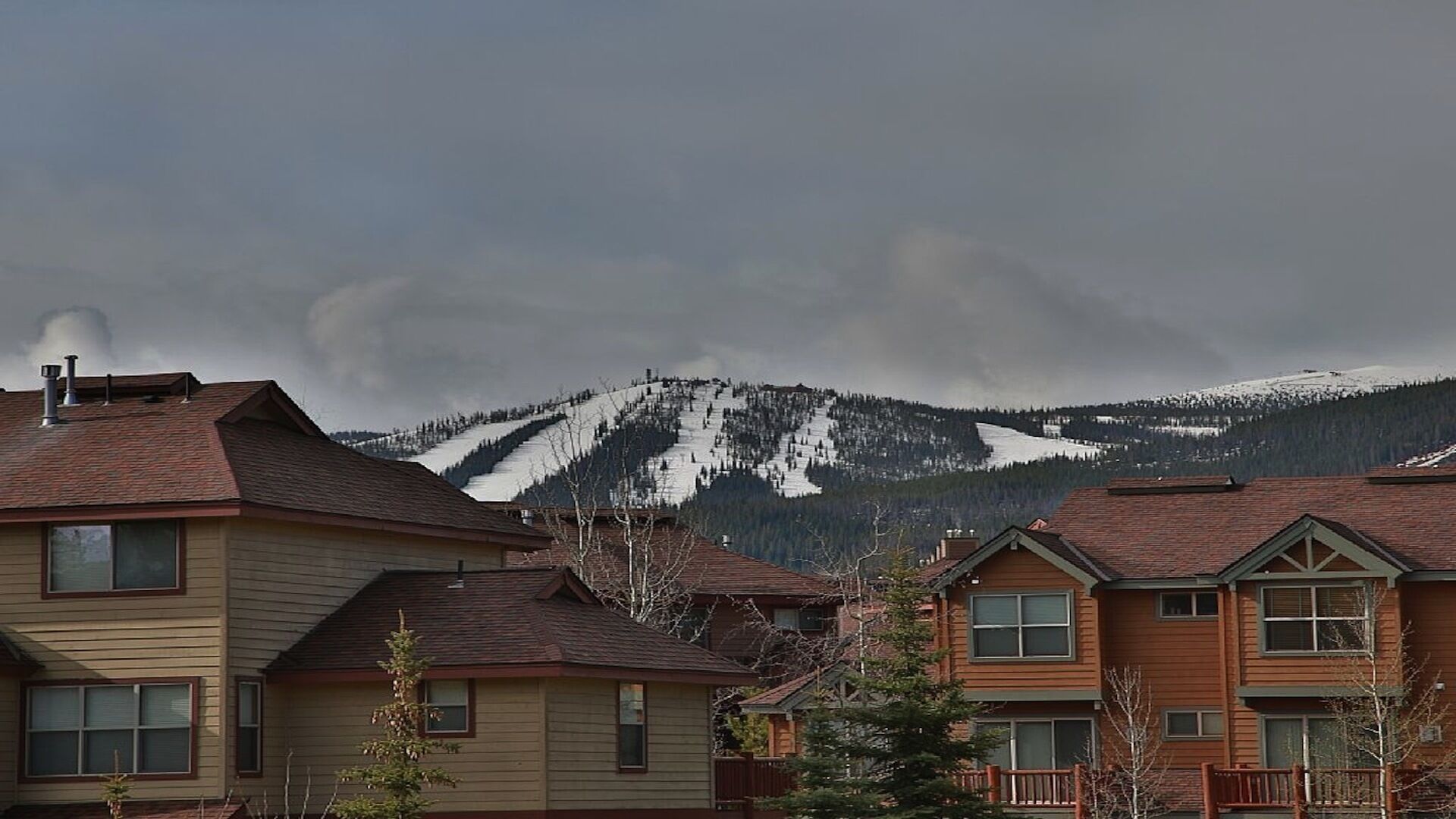 View from front door of Winter Park Ski Resort
