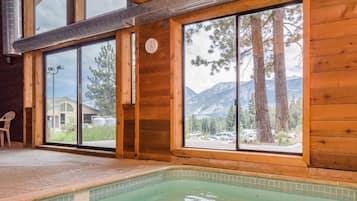 Indoor pool, a heated pool