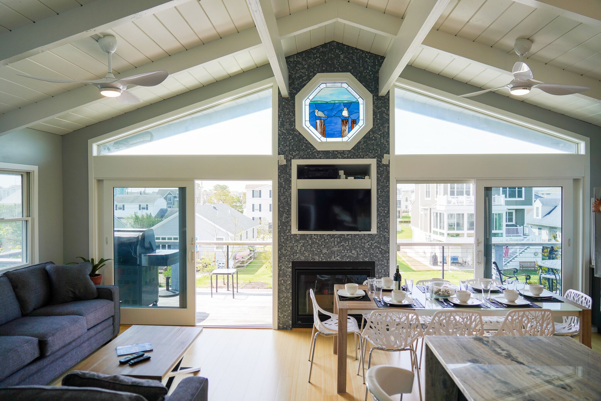 Living and dining area