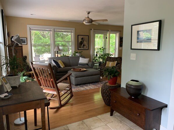Smart TV, video games, DVD player, books