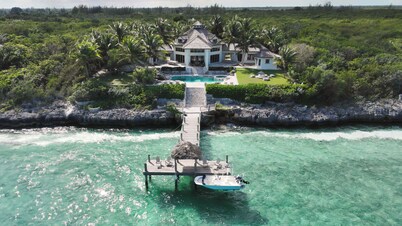 KettleStone Luxury Villa - Private Oceanfront Luxury with Pool and Dock, 5 Baths