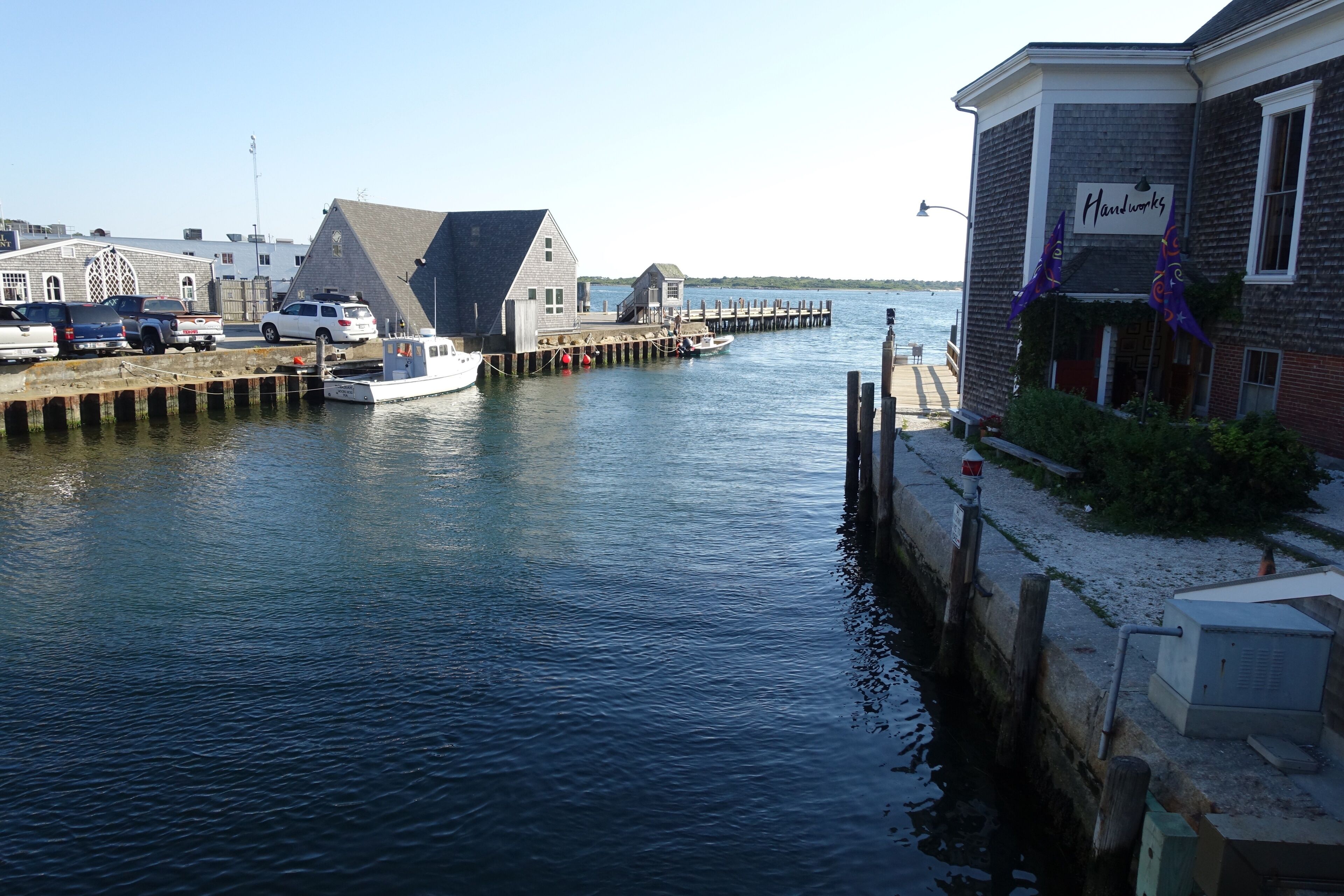 Woods Hole Harbor - less than a mile from our door!
