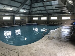 Indoor pool, outdoor pool
