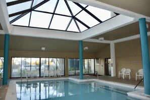 Indoor pool, outdoor pool