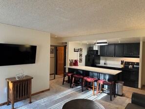 Fridge, microwave, oven, stovetop - Best location in Breckenridge - Downtown - Ski In Ski Out - 1 Bedroom Condo (Breckenridge)