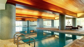 Indoor pool, outdoor pool