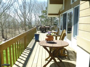Outdoor dining - Secluded Waterfront Location With Dock (Stonington)