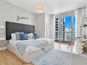 2 bedrooms, iron/ironing board, travel cot, WiFi