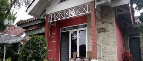 Voorkant van accommodatie