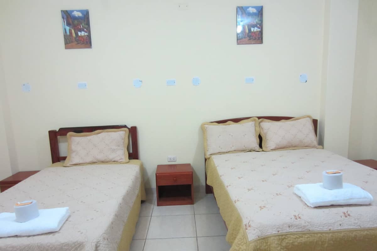 Family Double Room, Multiple Beds, Non Smoking, Courtyard View | Individually furnished, desk, free WiFi