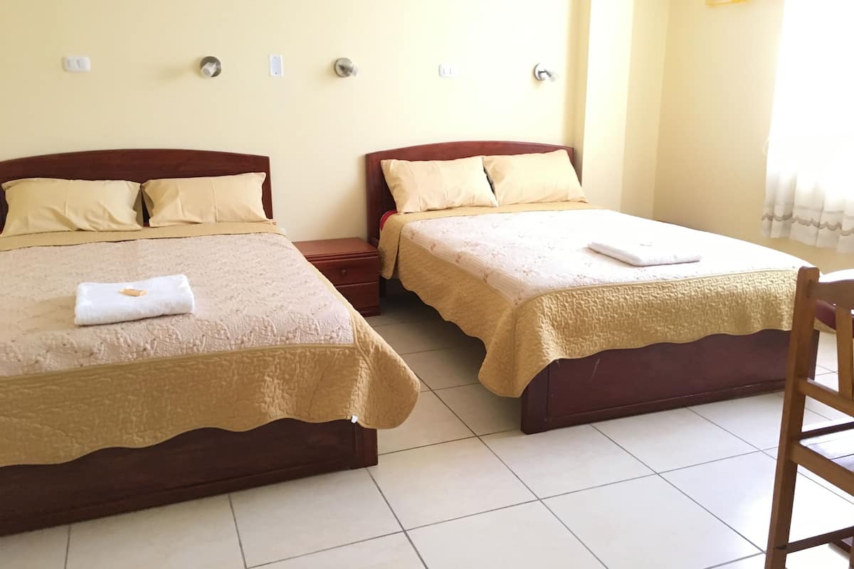 Family Double Room, 2 Double Beds, Non Smoking, City View | Individually furnished, desk, free WiFi
